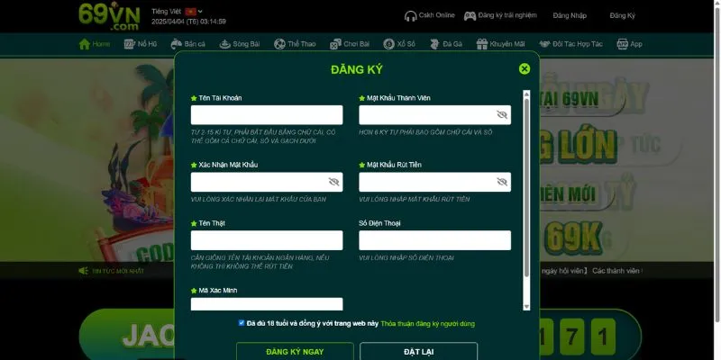 Hướng dẫn tham gia chơi tựa game bắn cá tại 69VN